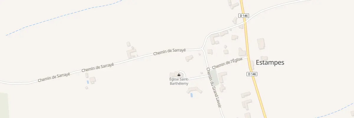 Plan du 5111 Estampes à Estampes