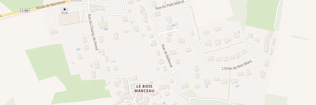 Plan du 16 Rue de Bellevue à Mornac