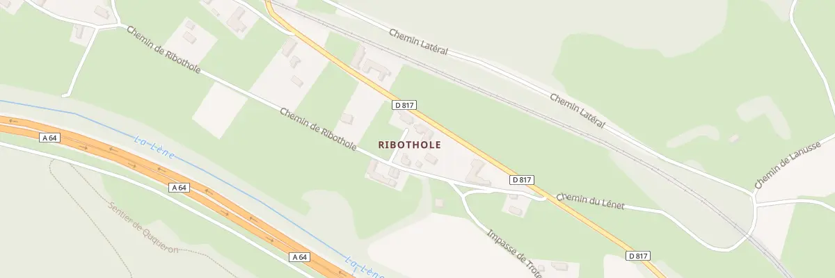 Plan du 24 Rte Départementale à Lanespède