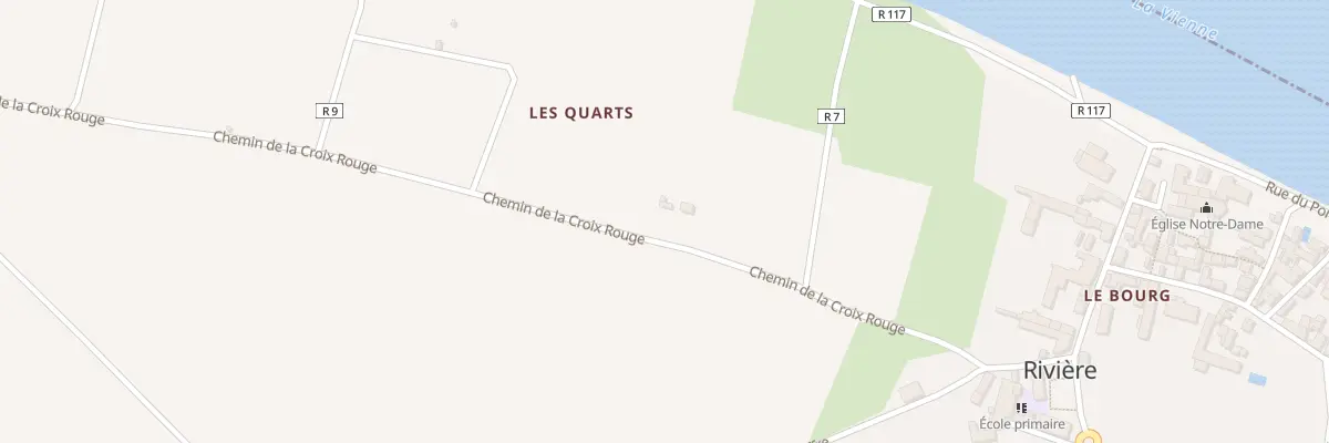 Plan du 137 Les Quarts à Rivière