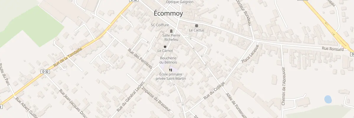 Plan du 13B Rue Carnot à Écommoy