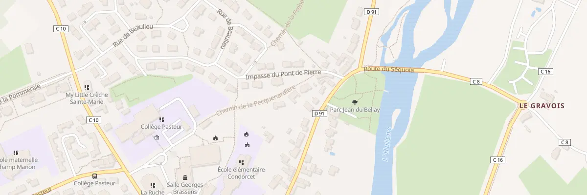 Plan du 8 Imp du Pont de Pierre à Yvré-l’Évêque