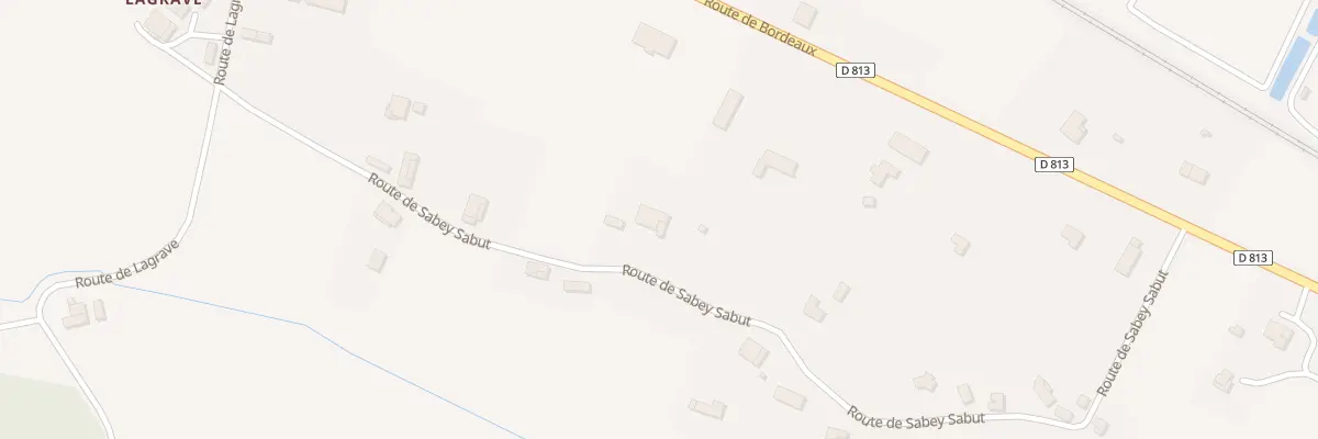 Plan du 510 Rte de Sabey Sabut à Fauillet