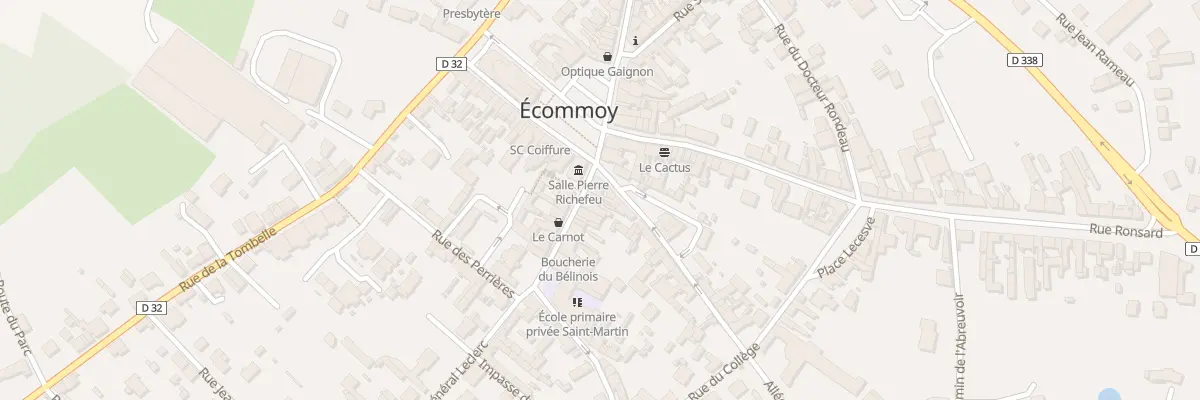 Plan du 5 Rue Carnot à Écommoy