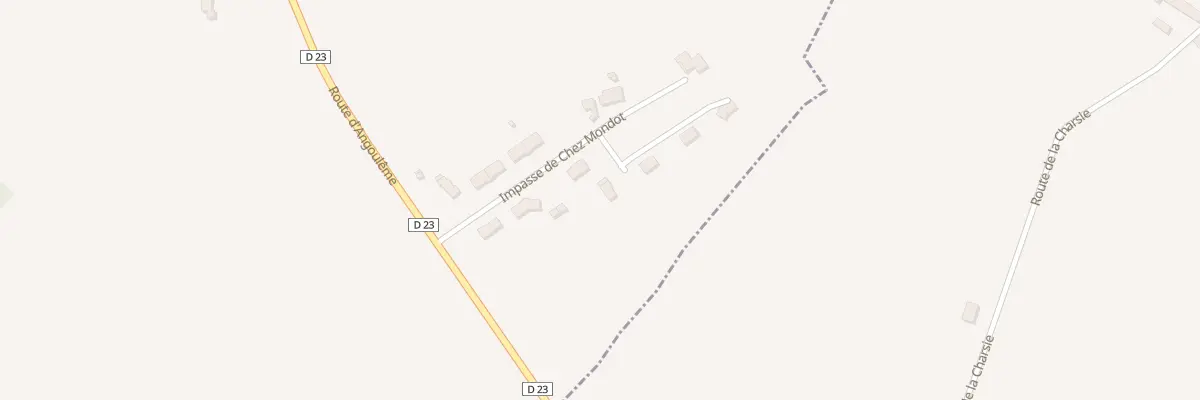 Plan du 10 Imp de Chez Mondot à Magnac-lès-Gardes