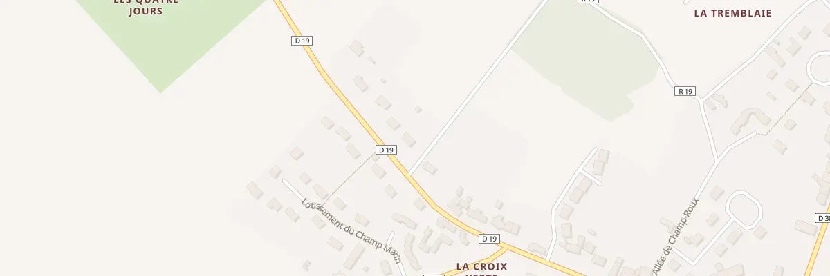 Plan du 34 Rue de Chateau Girard à Courgains