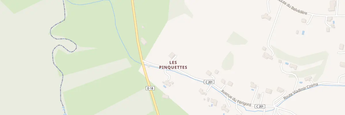 Plan du 89 Les Pinquettes Ouest à Razac-de-Saussignac