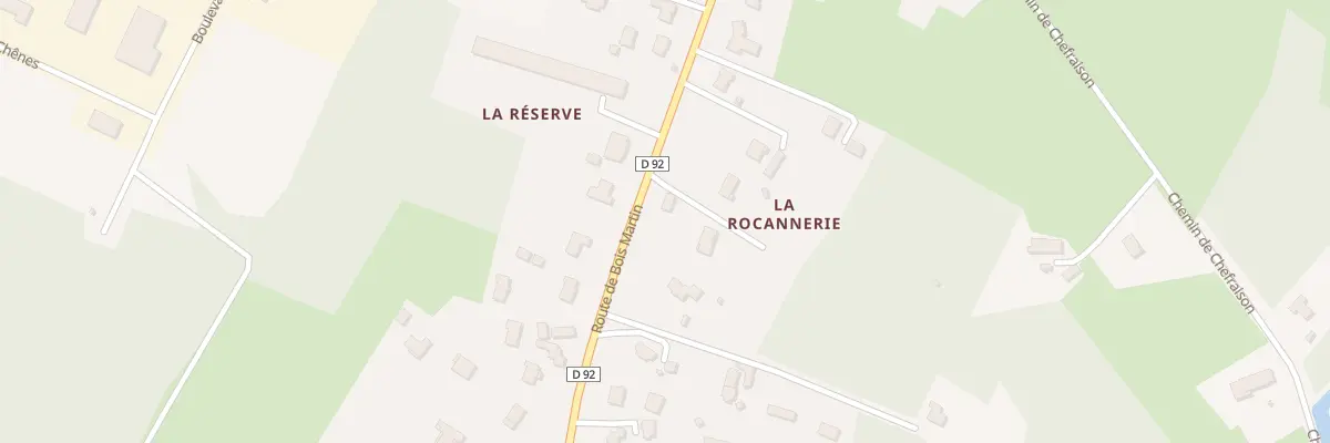Plan du 73T Rte de Bois Martin à Changé