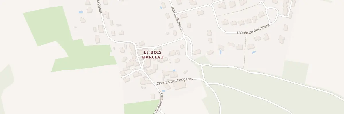 Plan du 23 Rue de Bellevue à Mornac