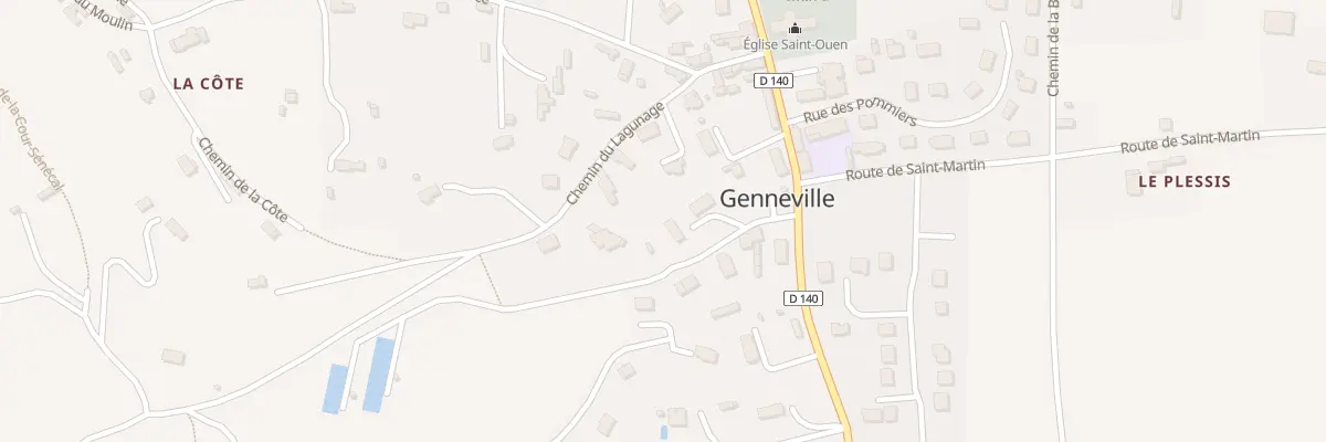 Plan du 476 Rte Rd 140 à Genneville