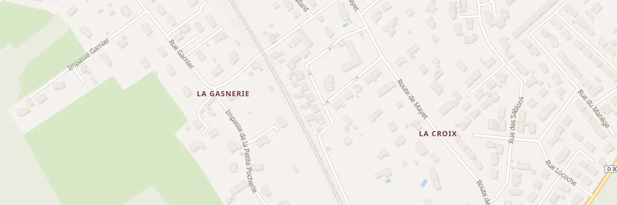 Plan du 22 Rue du Marquis d’Effiat à Écommoy