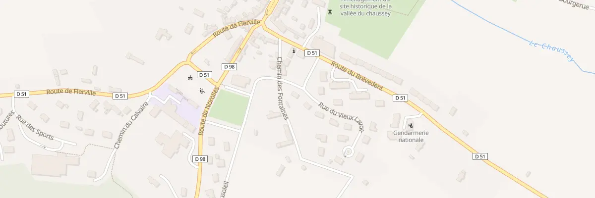 Plan du 2 Rue du Vieux Lavoir à Blangy-le-Château