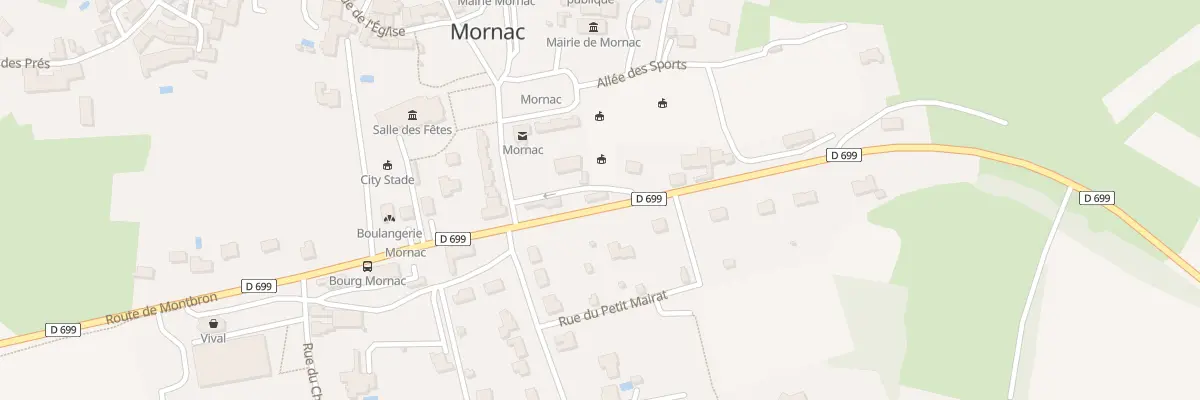 Plan du 2 Rue des Fauvettes à Mornac