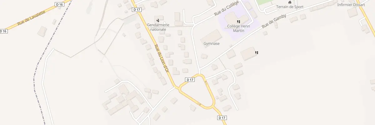 Plan du 30 Rue du Collège à Villebois-Lavalette