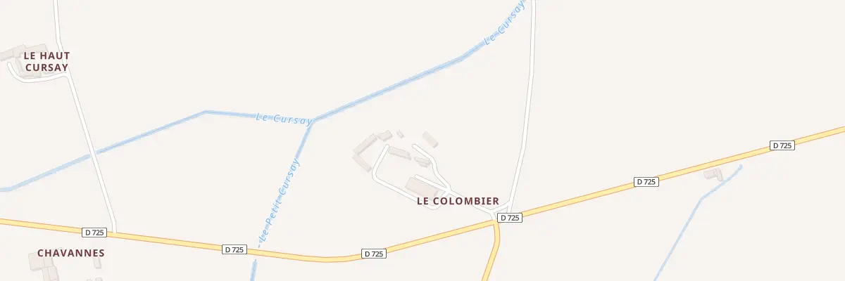Plan du 1 Le Colombier à Lencloître