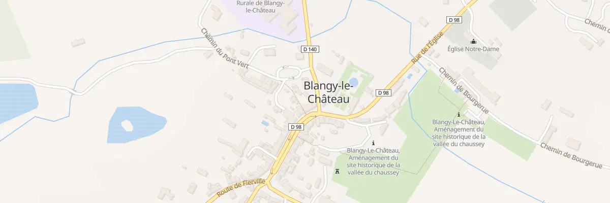 Plan du 33 Rue Grande Rue à Blangy-le-Château