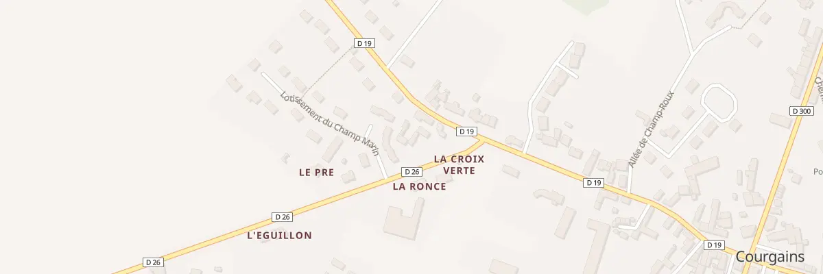 Plan du 29 Rue de Chateau Girard à Courgains