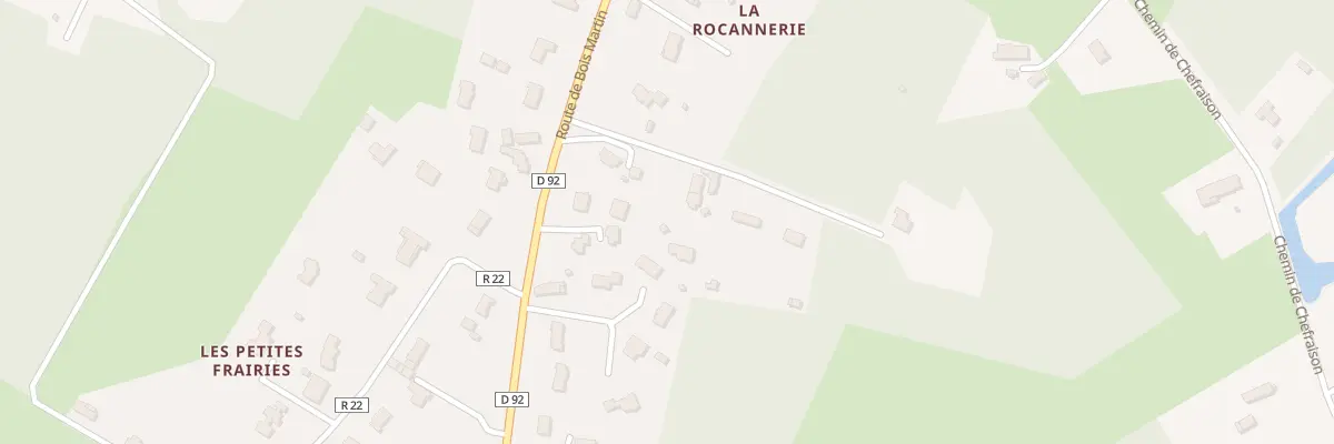 Plan du 85 Rte de Bois Martin à Changé