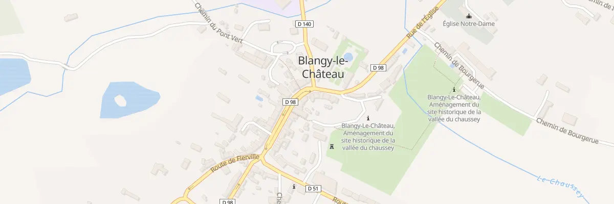 Plan du 36 Rue Grande Rue à Blangy-le-Château