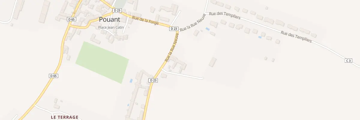 Plan du 5 Rue La Rue Neuve à Pouant