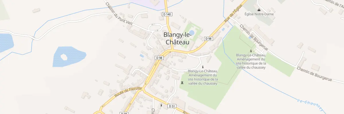 Plan du 38 Rue Grande Rue à Blangy-le-Château