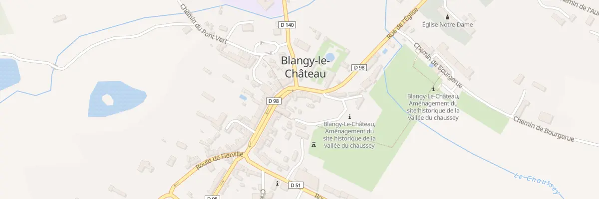 Plan du 40 Rue Grande Rue à Blangy-le-Château