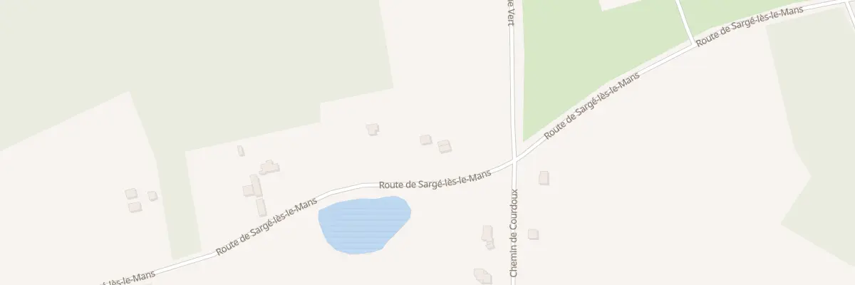 Plan du 1074 Rte de Sarge Les Le Mans à Savigné-l’Évêque