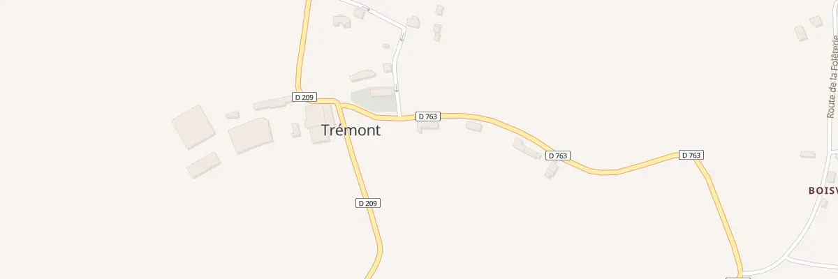 Plan du 48 Les Pres Veillot à Trémont