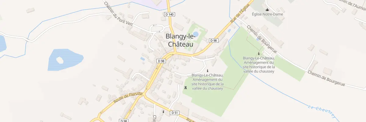 Plan du 44 Rue Grande Rue à Blangy-le-Château