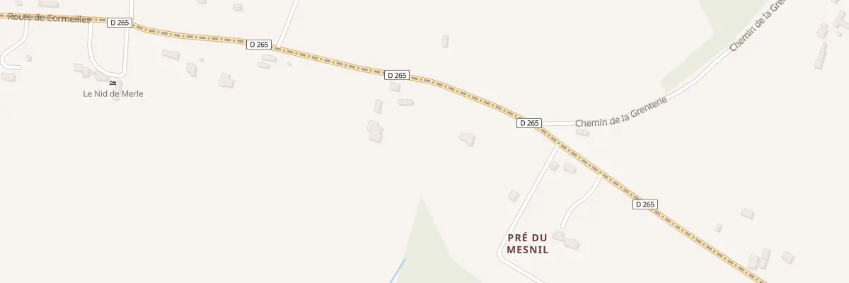 Plan du 812 Rte de Cormeilles au Mesnil-sur-Blangy