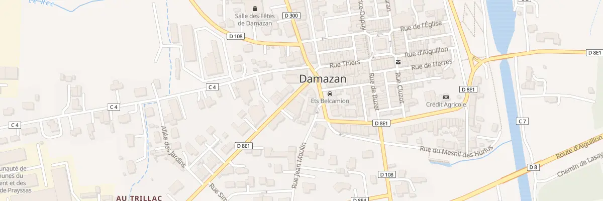 Plan du 5816 Av des Landes à Damazan