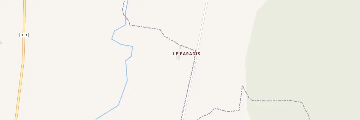 Plan du 33A Le Paradis à Avernes-Saint-Gourgon