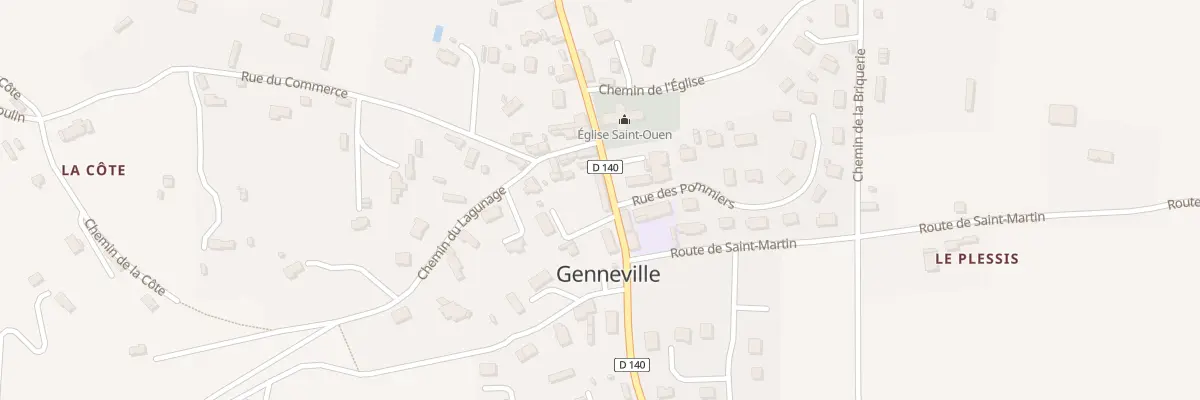 Plan du 426 Rte R.D. 140 à Genneville