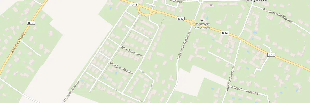 Plan du 24 Rue Alain Colas à Vouneuil-sous-Biard