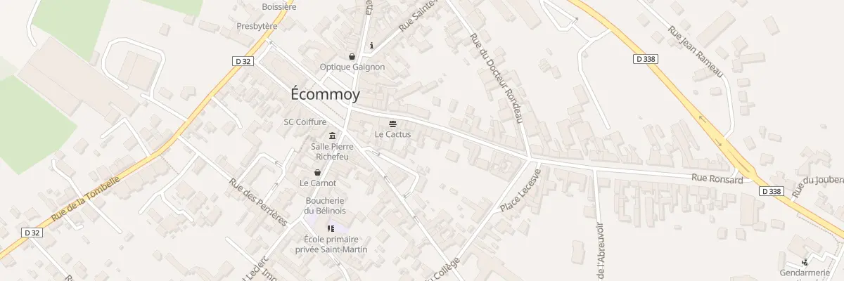 Plan du 24 Rue du Docteur Estrabaud à Écommoy