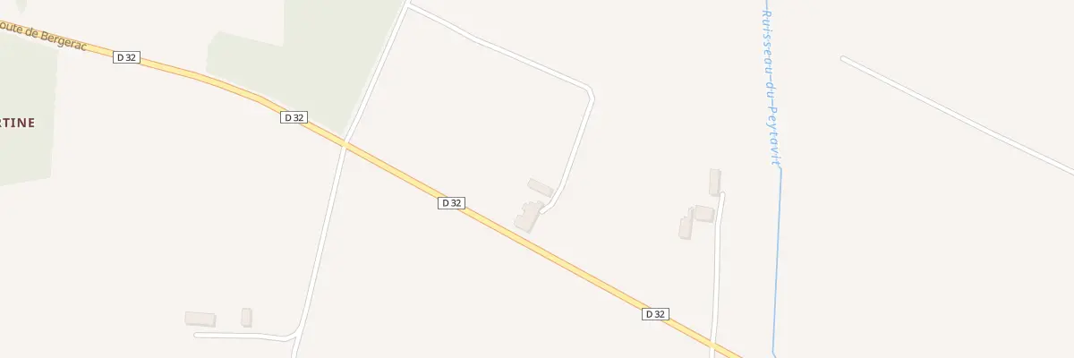 Plan du 1107 Rte de Bergerac au Fleix