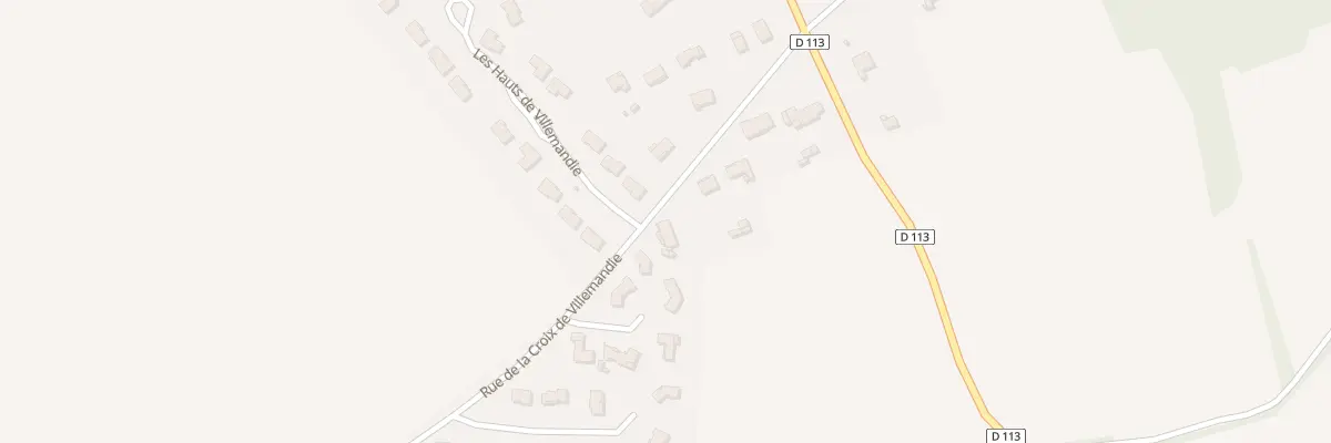 Plan du 284 Rue de la Croix de Villemandie à Brie