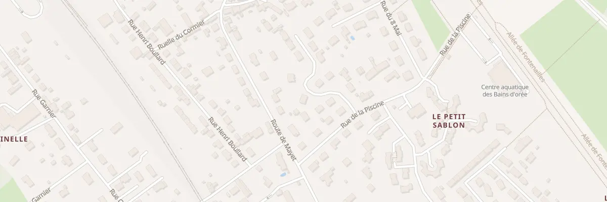 Plan du 7 Rue de la Brosse à Écommoy