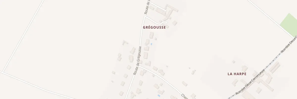 Plan du 14B Rte de Grégousse à Chabournay