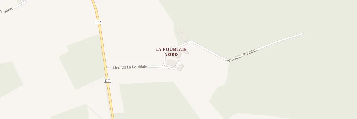 Plan du 5086 La Poublaie Nord à Prinçay