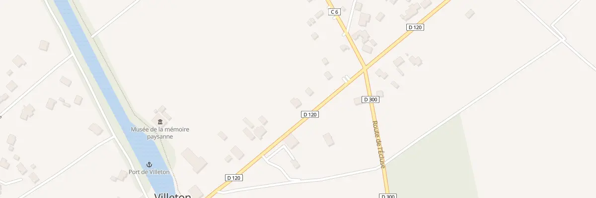 Plan du 118 Rte de Casteljaloux à Villeton