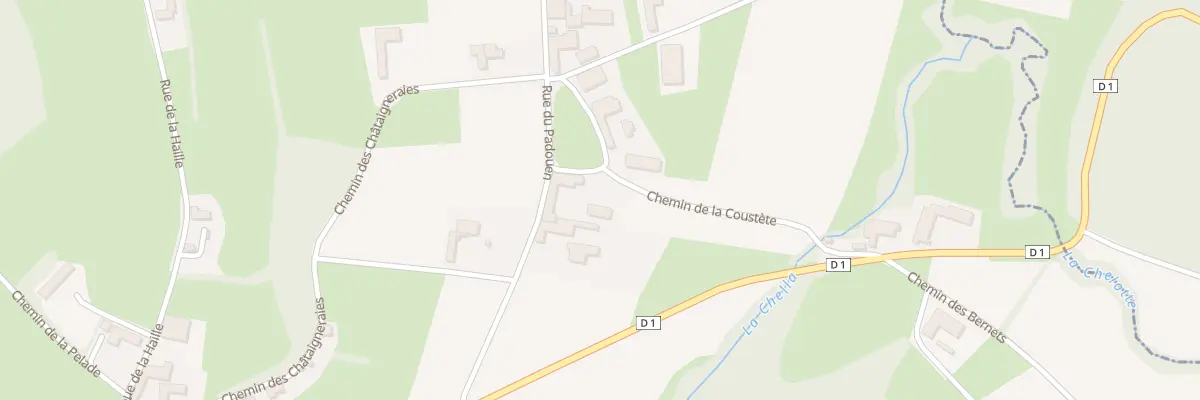 Plan du 10 Rue du Padouen à Mun