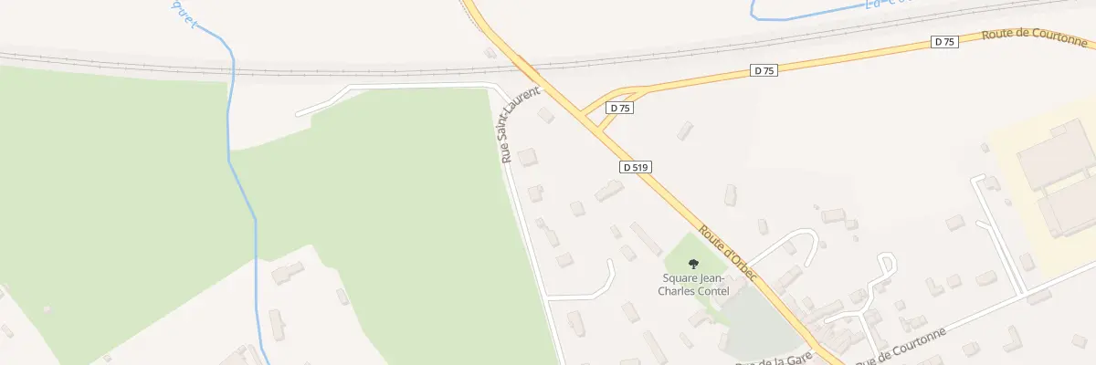 Plan du 5 Rue Saint-Laurent à Glos