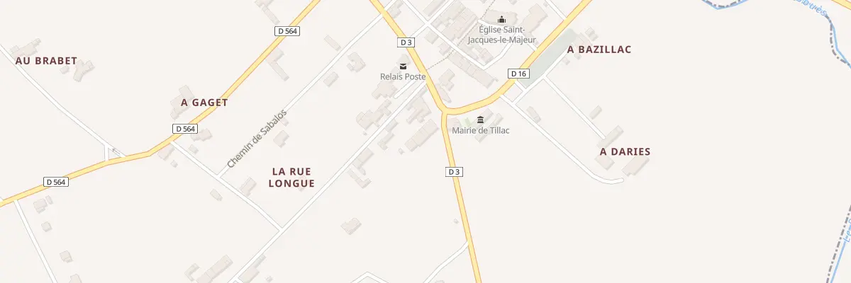 Plan du 26 Rte de Miélan à Tillac