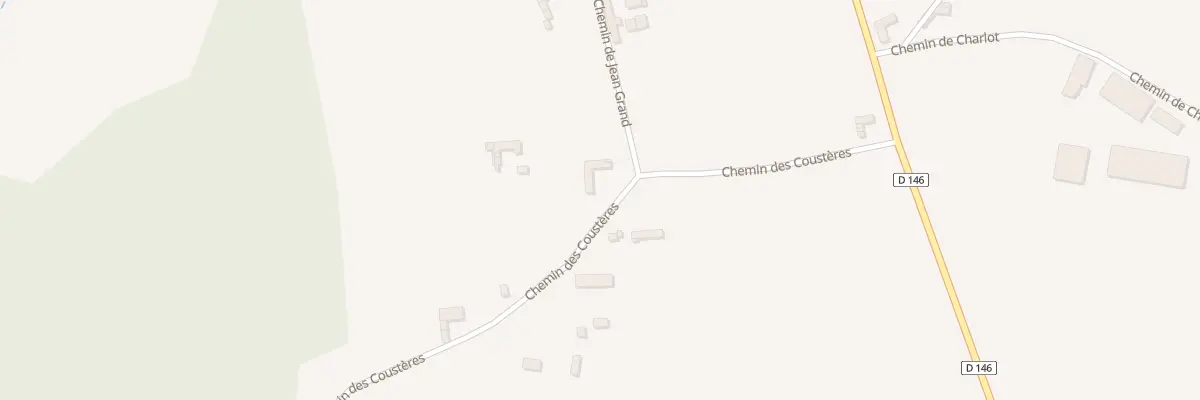 Plan du 2 Che des Coustères à Estampes
