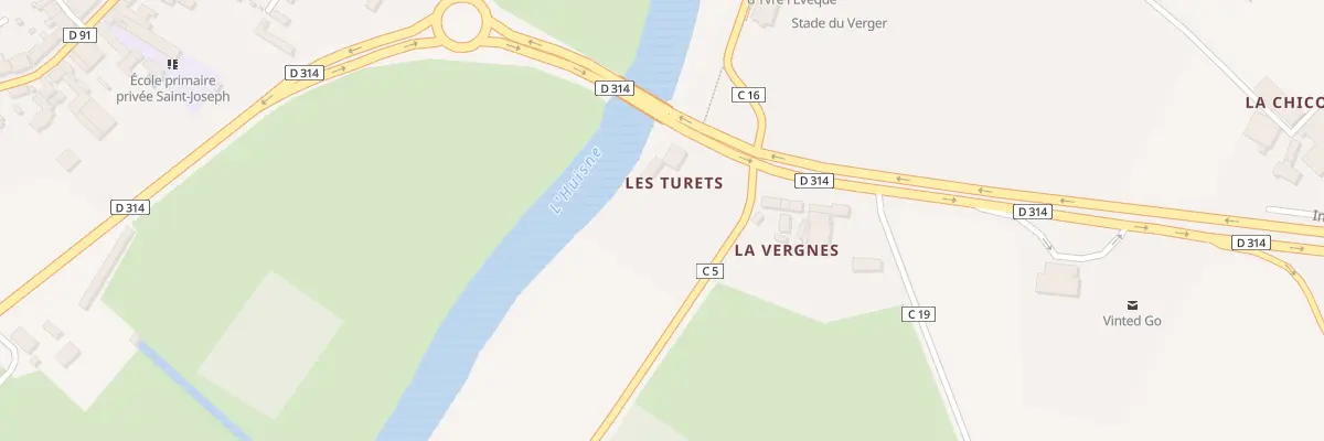 Plan du 92 Rte de Changé à Yvré-l’Évêque