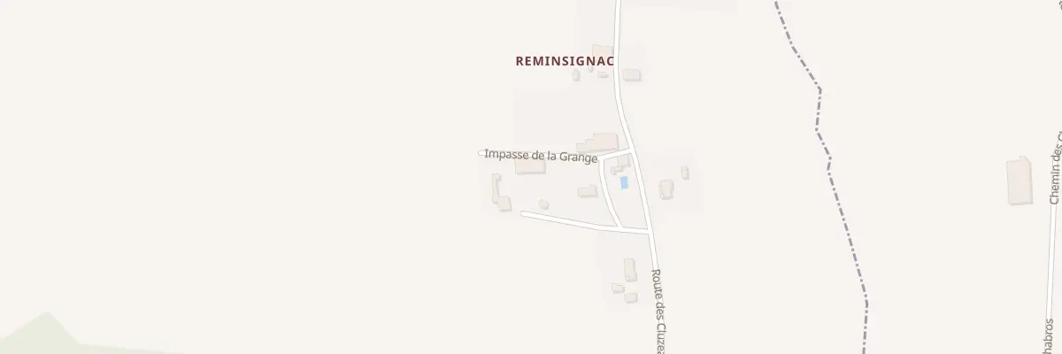 Plan du 1009 Terre de Reminsignac à Bourg-du-Bost