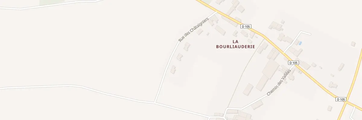 Plan du 5170F La Bourliauderie à Saint-Gaudent