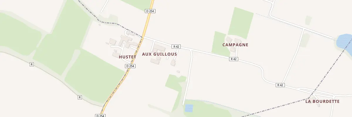 Plan du 110 Vc de Guillous à Larroque-sur-l’Osse