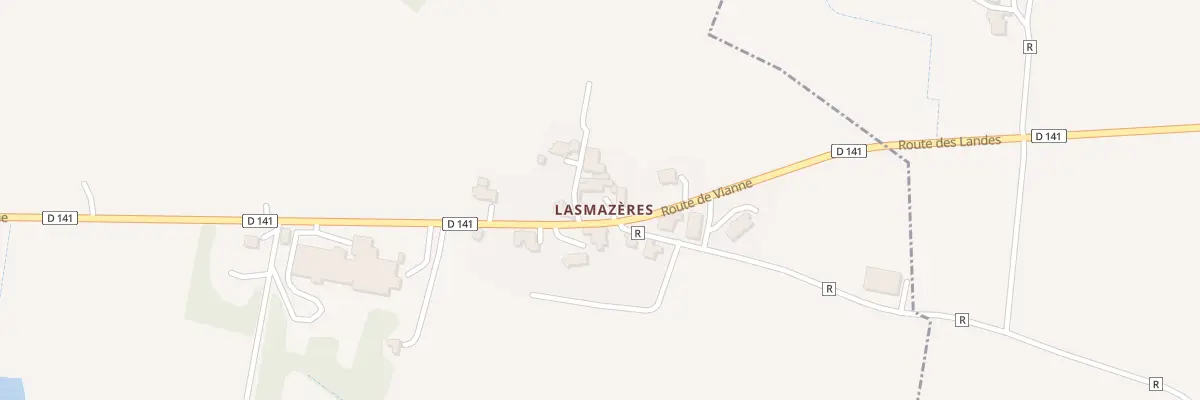 Plan du 5148 Lasmazères à Xaintrailles